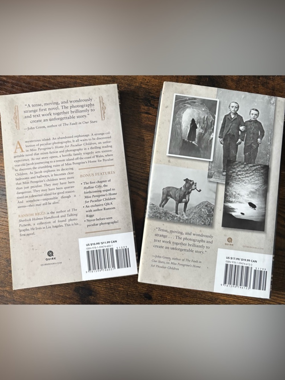 Ransom Riggs Set — Miss Peregrine & Hollow City in Black - Picture 3 of 3